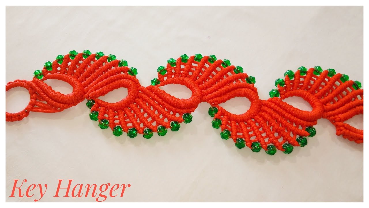 Macrame key Hanger Full Tutorial || How to make Macrame Key Hanger Easily At Home || DIY💕AnishaSingh