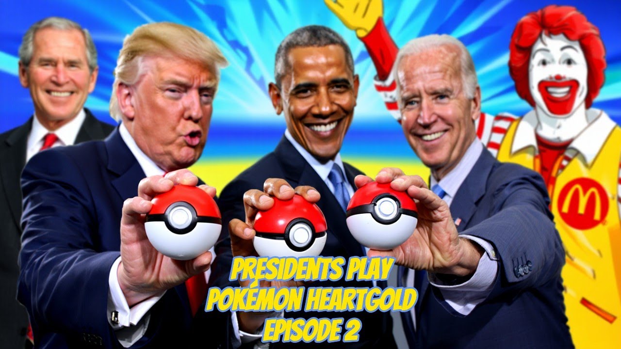 US Presidents Play Pokémon HeartGold - Episode 2