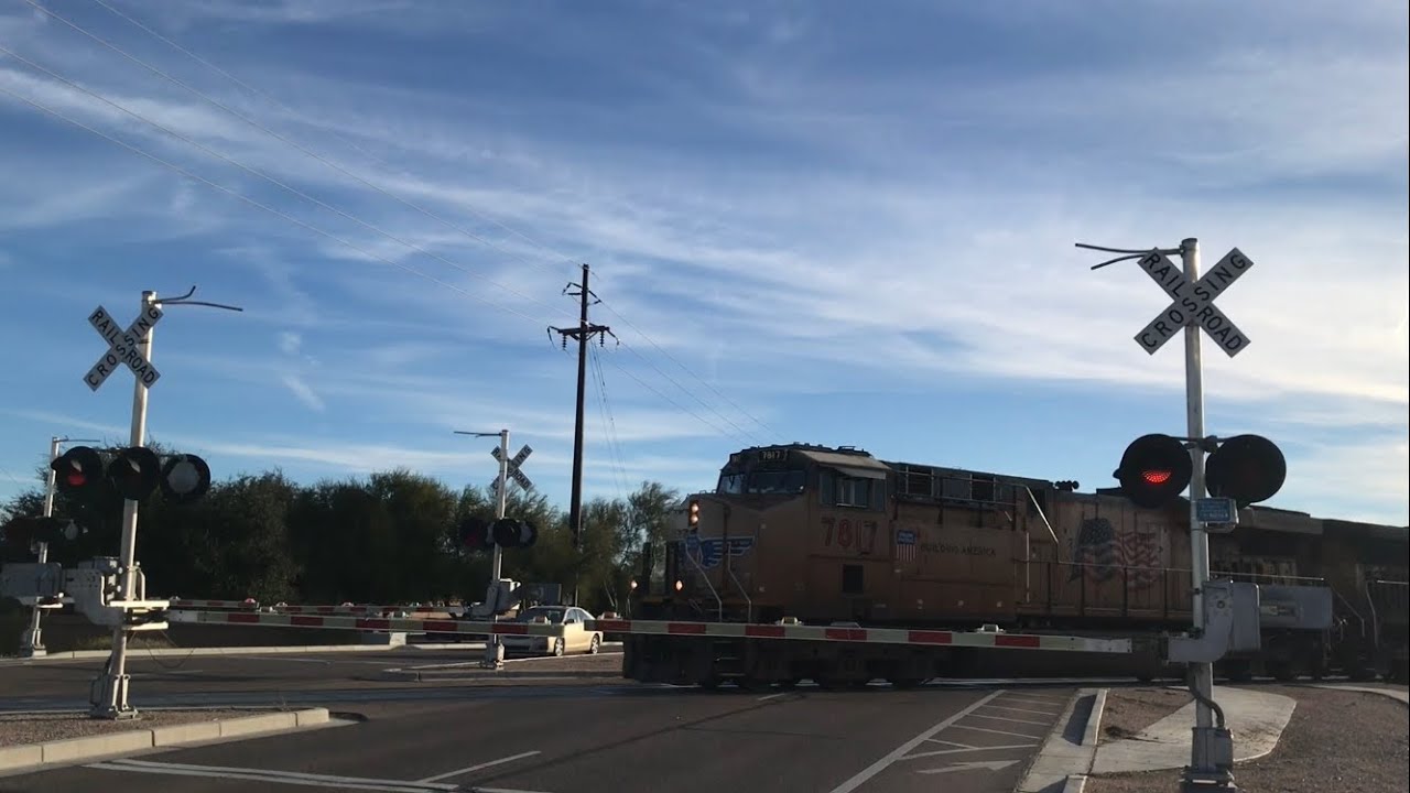 UP crossing in Queen Creek, AZ! E Ocotillo Rd. 1/18/2026