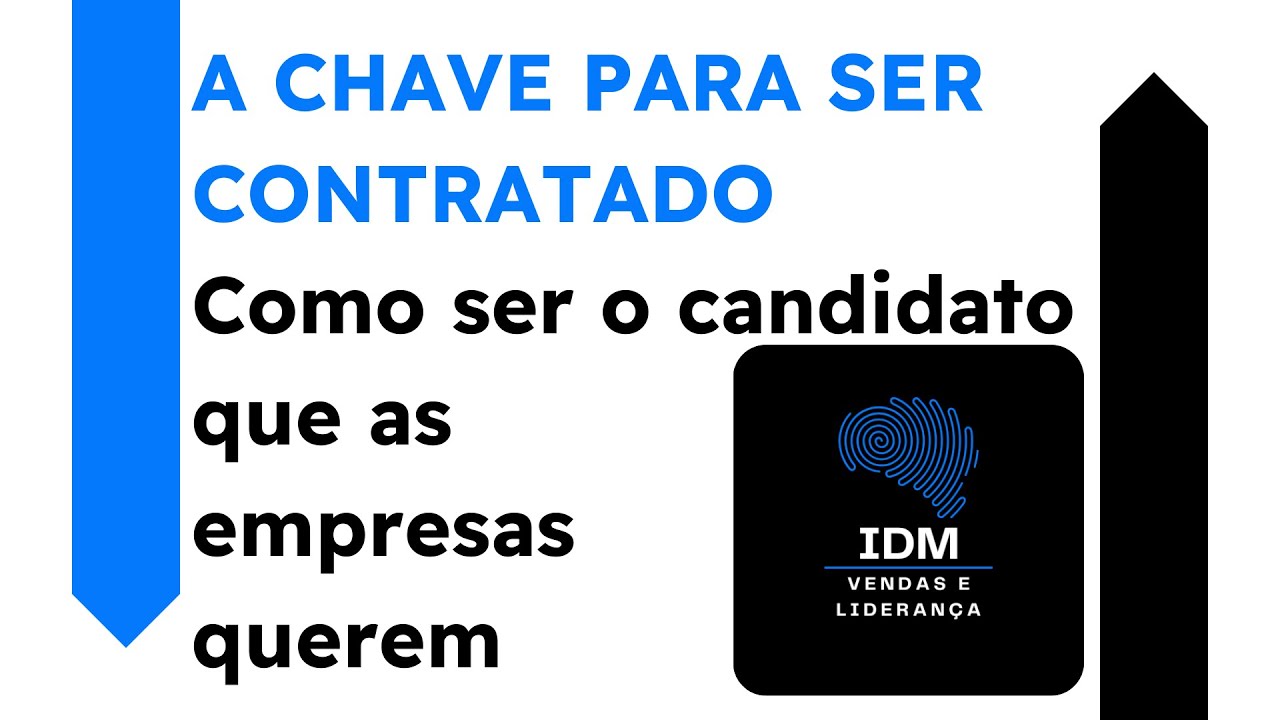 MASTERCLASS A CHAVE PARA SER CONTRATADO - Técnicas para conseguir sua vaga de emprego