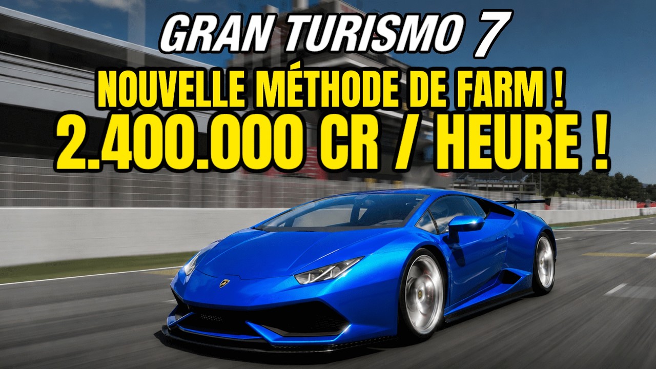 GRAN TURISMO 7 : NOUVELLE M&Eacute;THODE SECRETE DE FARM POUR GAGNER BEAUCOUP D'ARGENT APR&Egrave;S LA 1.71 !
