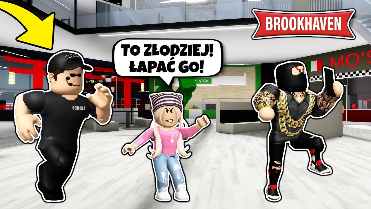 ZOSTAŁEM OCHRONIARZEM W GALERII HANDLOWEJ NA BROOKHAVEN!😃