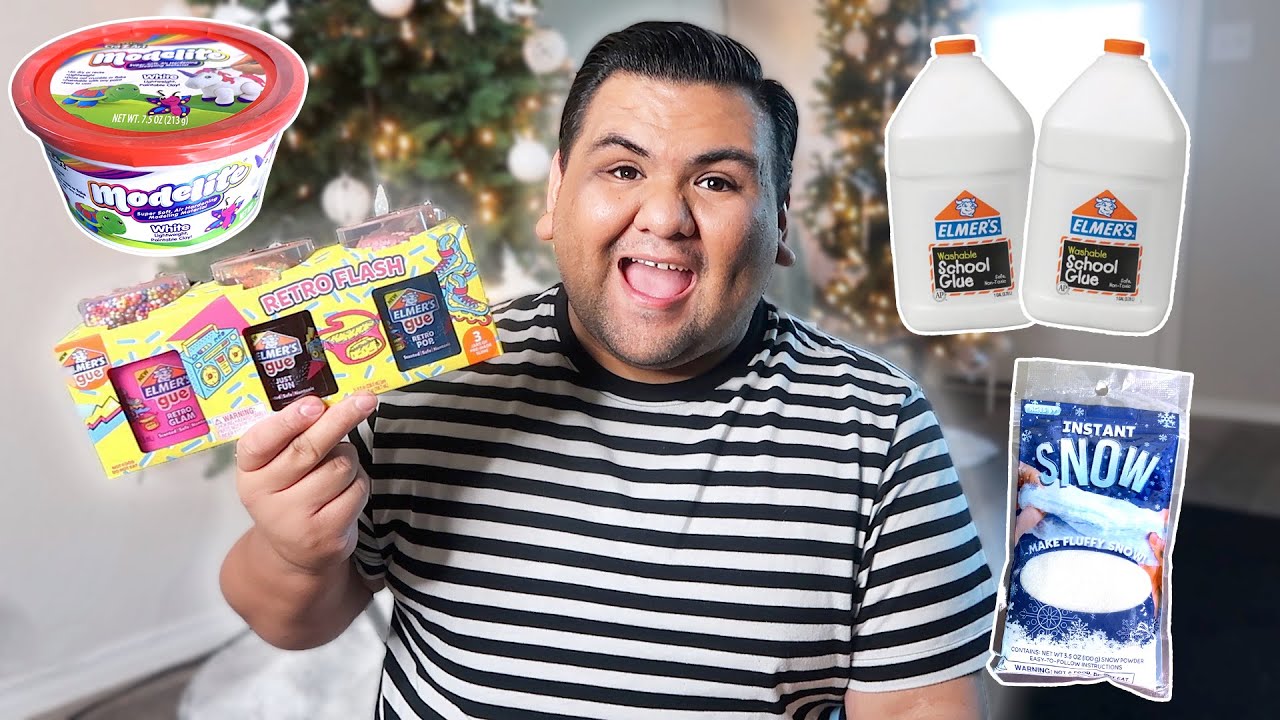 Walmart Slime Supplies Haul!!! Modelite Clay, Glue, and Instant Snow!!!