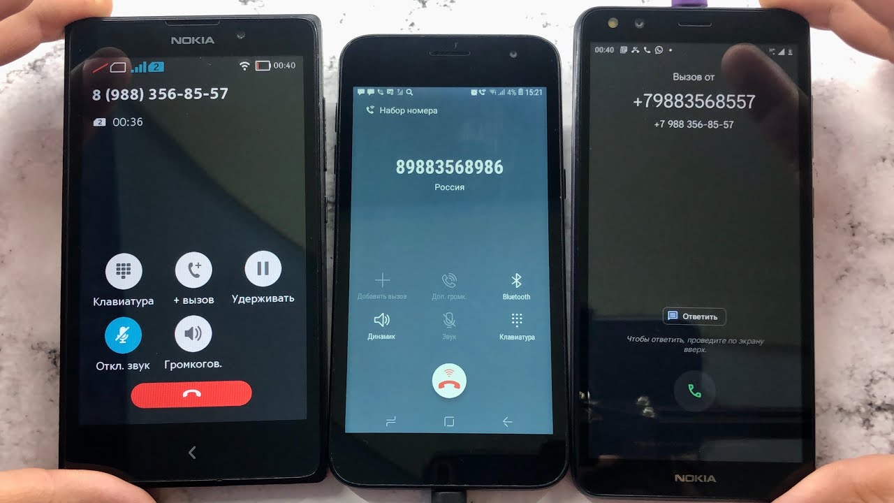 Incoming, Outgoing Call Nokia XL Gaul Rm 1030 vs Nokia C01 vs Samsung Galaxy J260/ Crazy Mobile