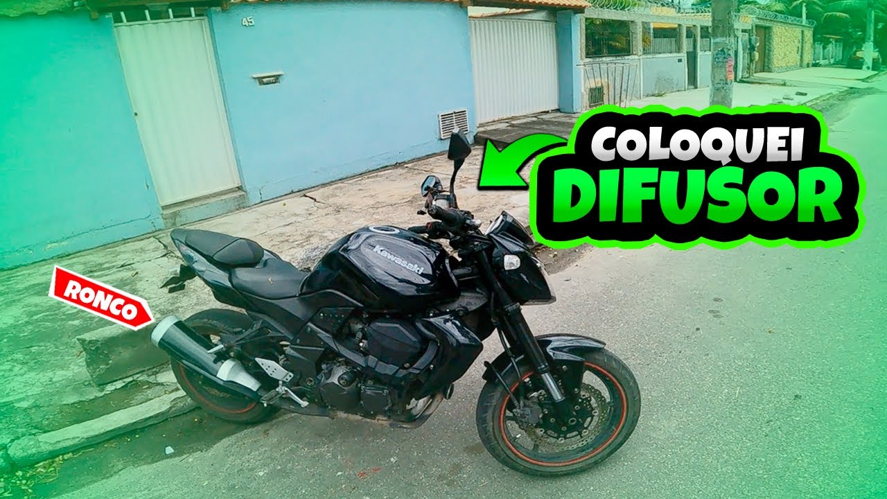A Z750 VOLTOU! | COLOQUEI DIFUSOR NELA!