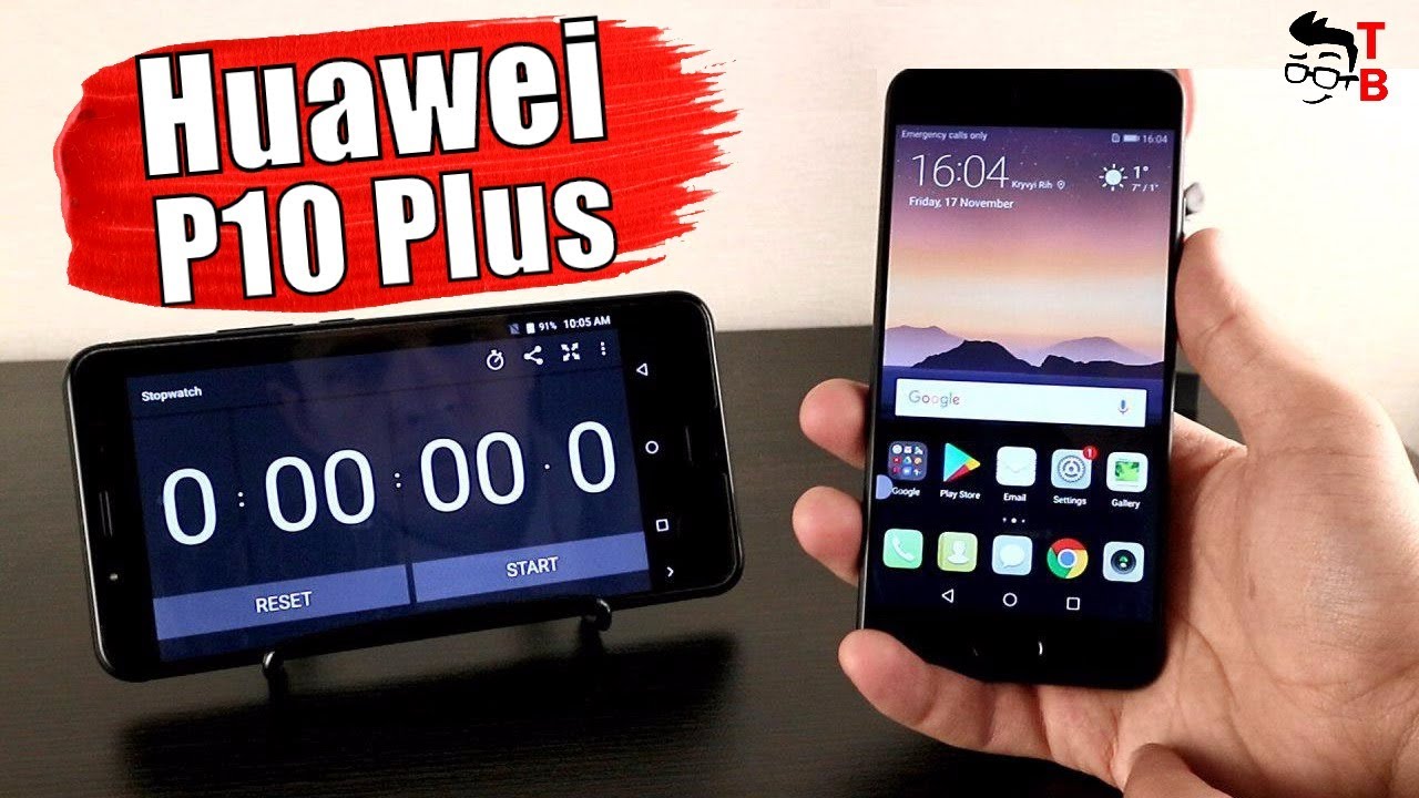Huawei P10 Plus - Battery Drain Test and Charging Time