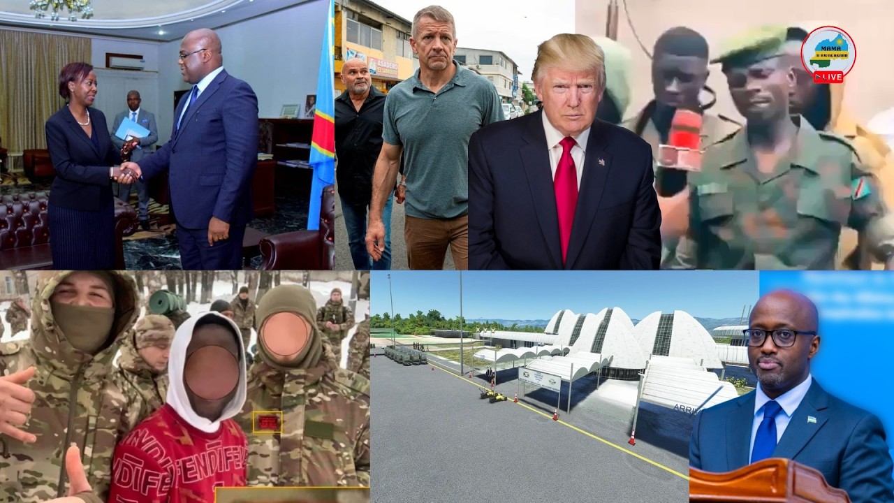 🔴WAZALENDO ZAVUZE KO ZITAZUBAHIRIZA AGAHENGE | GUSENYA FDLR | UBUSHUTI BWA ERIK PRINCE NA PRES.TRUMP