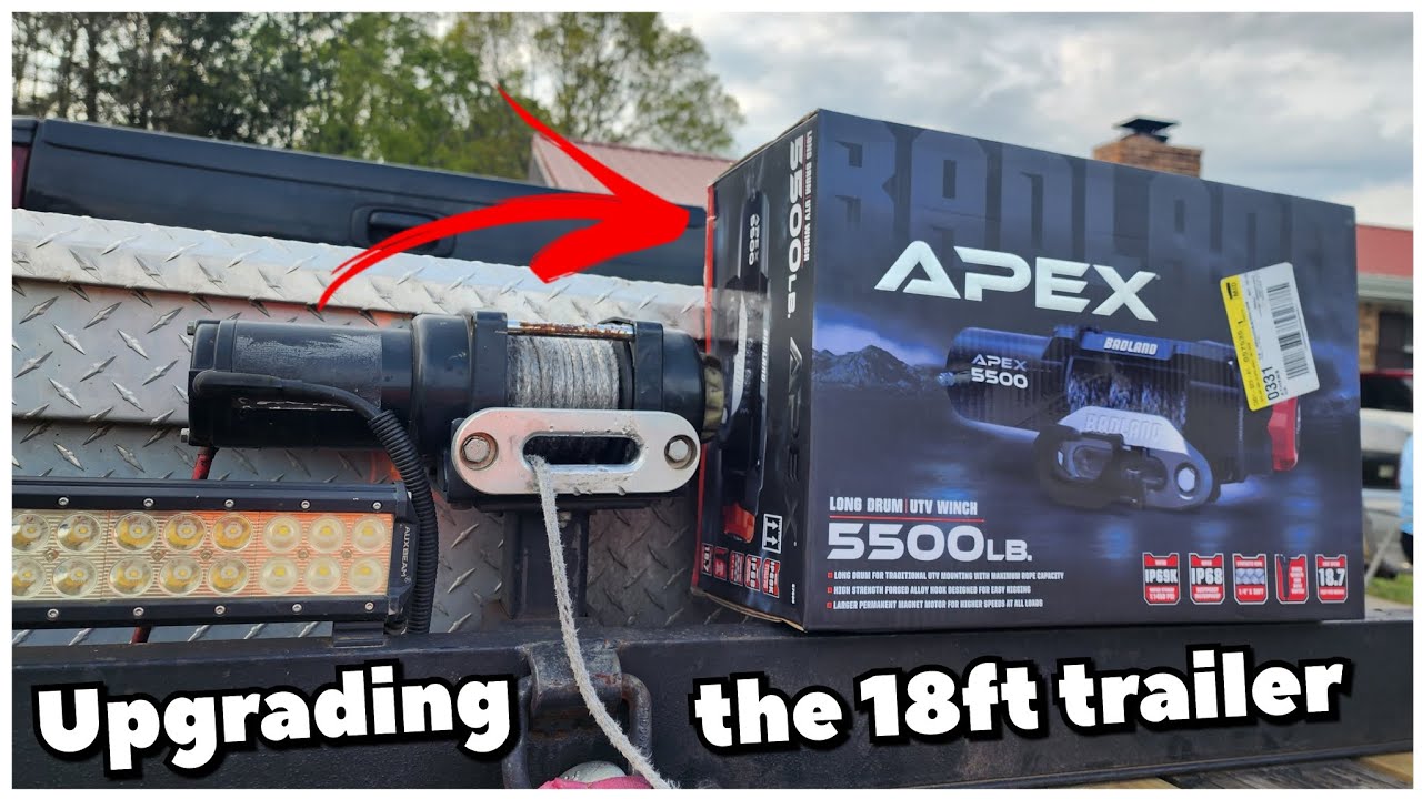 Switching to the Badlands Apex 5500lb winch #badlands #apex #winch