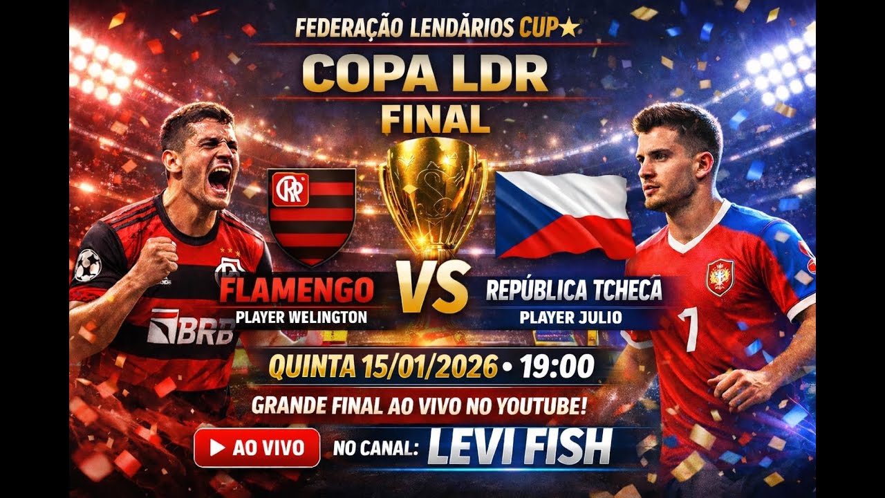 FEDERAÇÃO LENDARIOS CUP COPA LDR FINAL{  WELLINGTON X JULIO} MOBILE