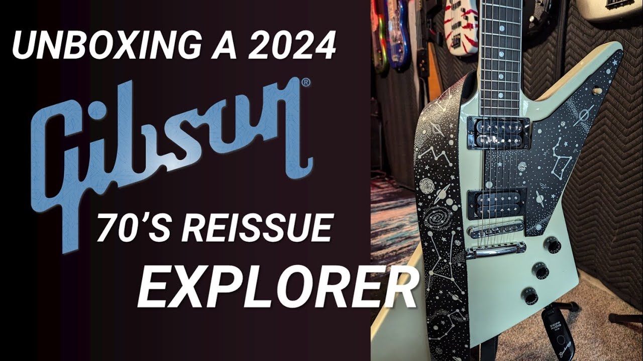 Unboxing a 2024 Gibson 70's Reissue Explorer