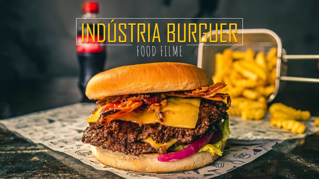 Vídeo Institucional para Hamburgueria - Industria Burguer (Food Film Burger - B ROLL)