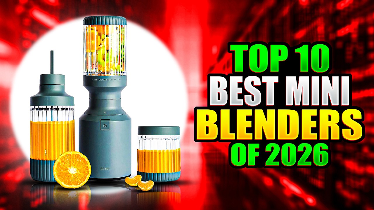 Top 10 Best Mini Blenders of 2026 🥤 | Powerful, Portable & Perfect for Smoothies Anywhere!