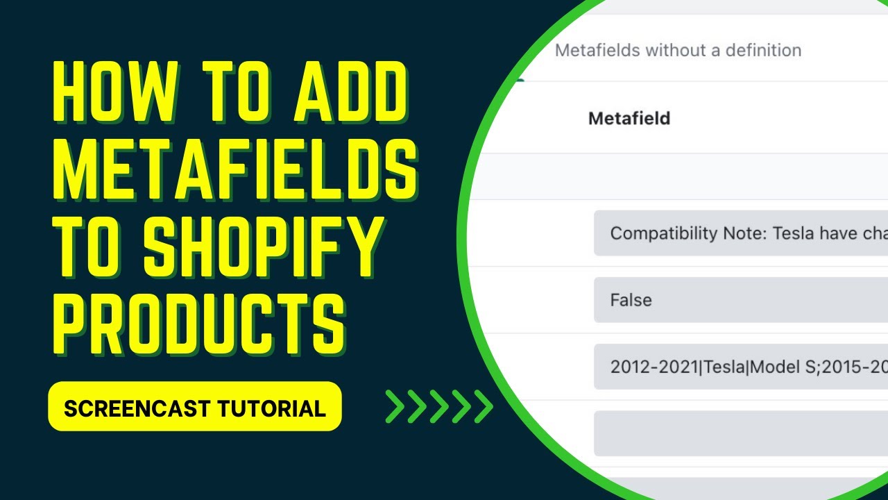 How to Add Metafields To Your Shopify Products (Step-by-Step Tutorial)