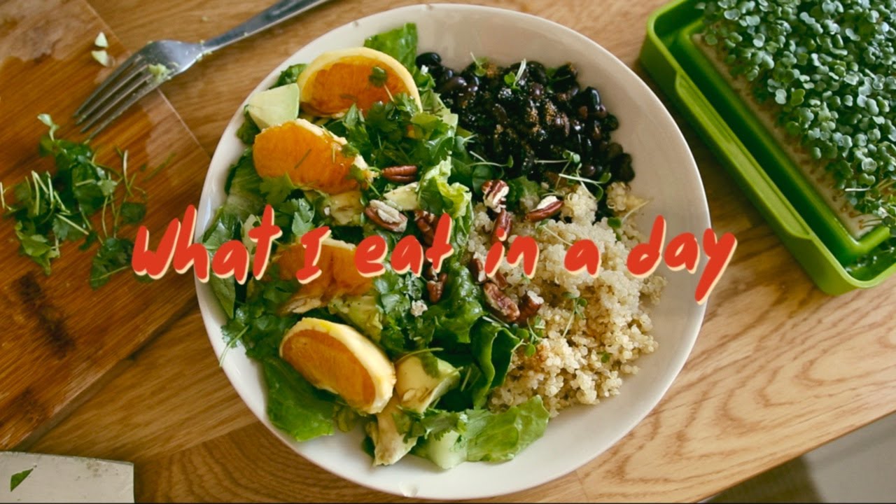 what I eat in a day (healthy, homemade meals) #