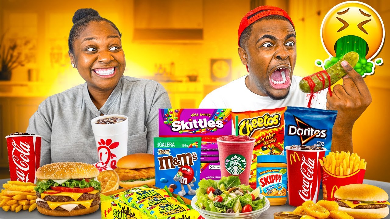 TRYING MY FIANCE'S PREGNANCY CRAVINGS! *BAD IDEA*