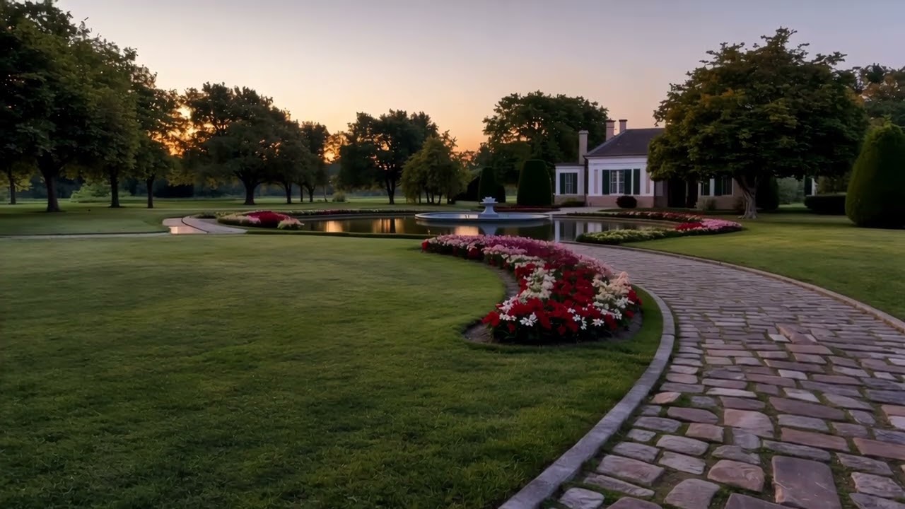 Slow Early Evening - Calm Outdoor Ambience for Focus and Unrushed Thinking