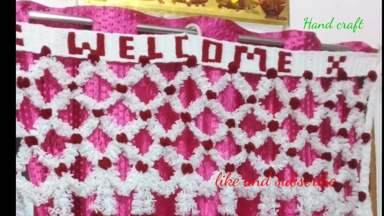 gate parda design| woolen design|gate hanging|door hanging| gate lari| woolen gate design| home