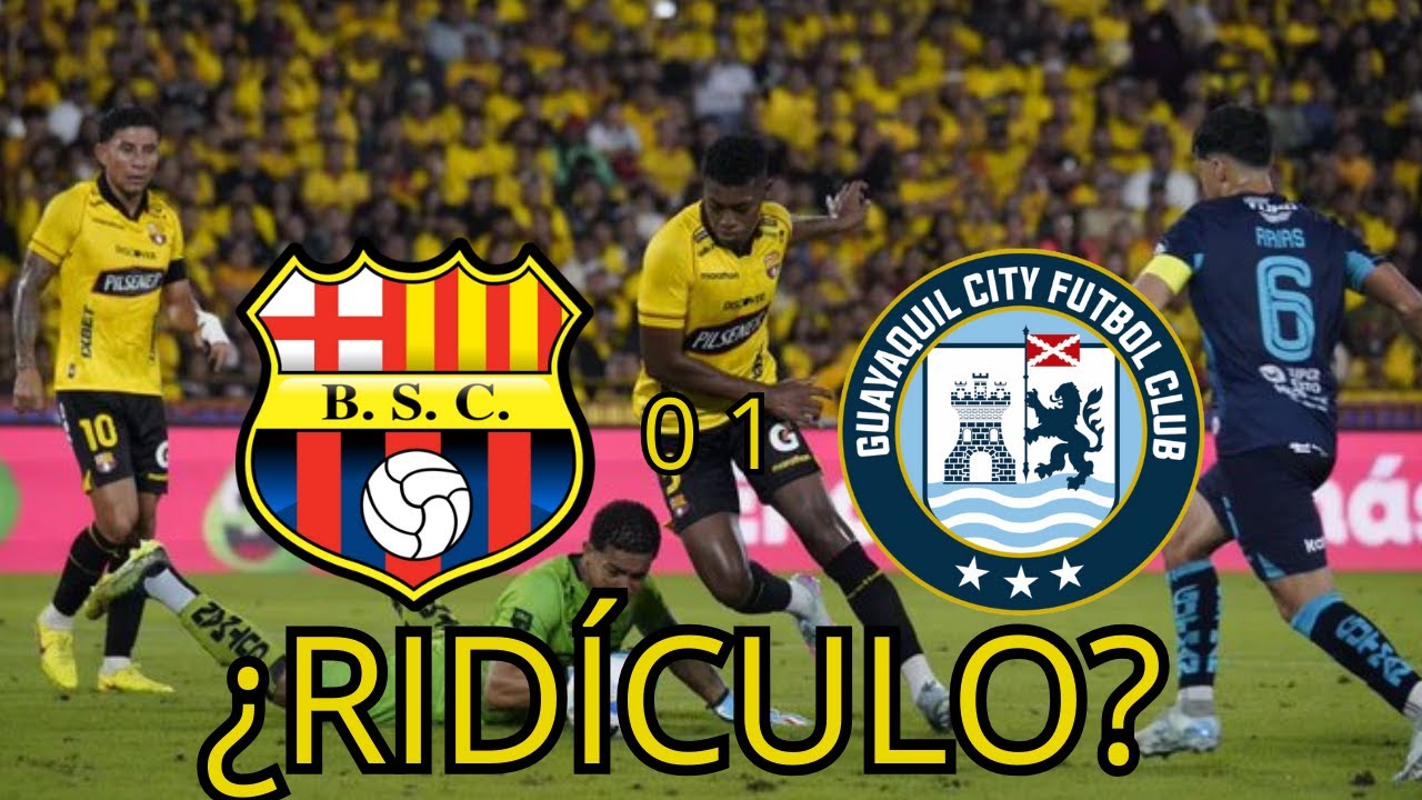 ¿RIDÍCULO? BARCELONA SC PIERDE EN LA NOCHE AMARILLA!! BARCELONA SC 0 1 GUAYAQUIL CITY