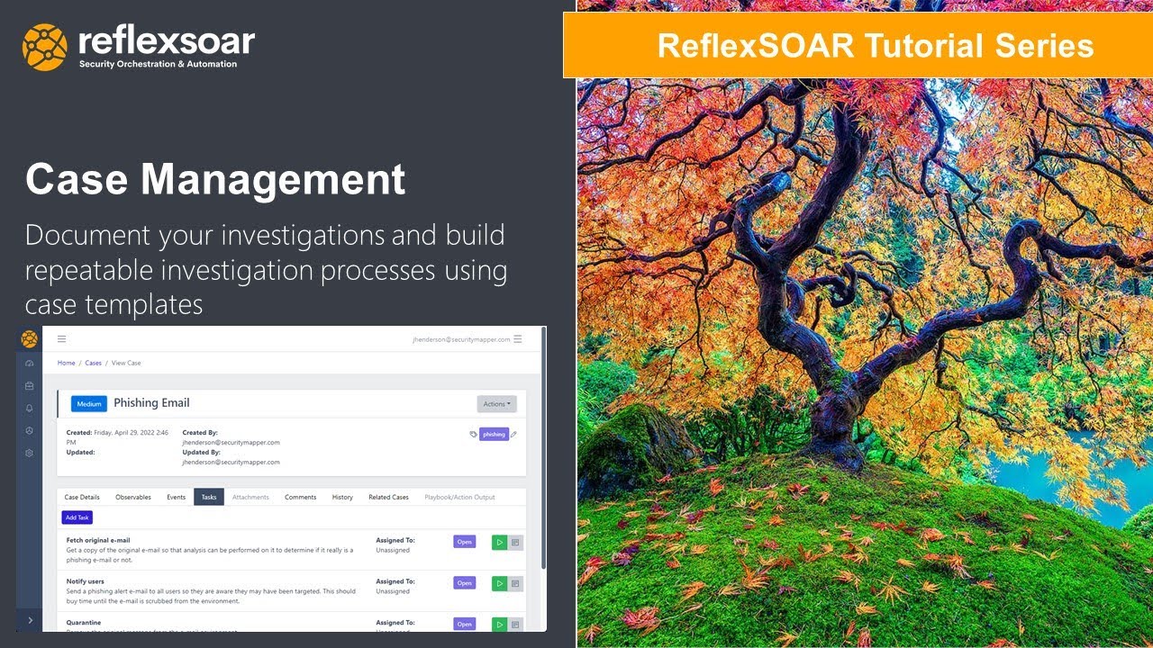 ReflexSOAR - CaseManagement