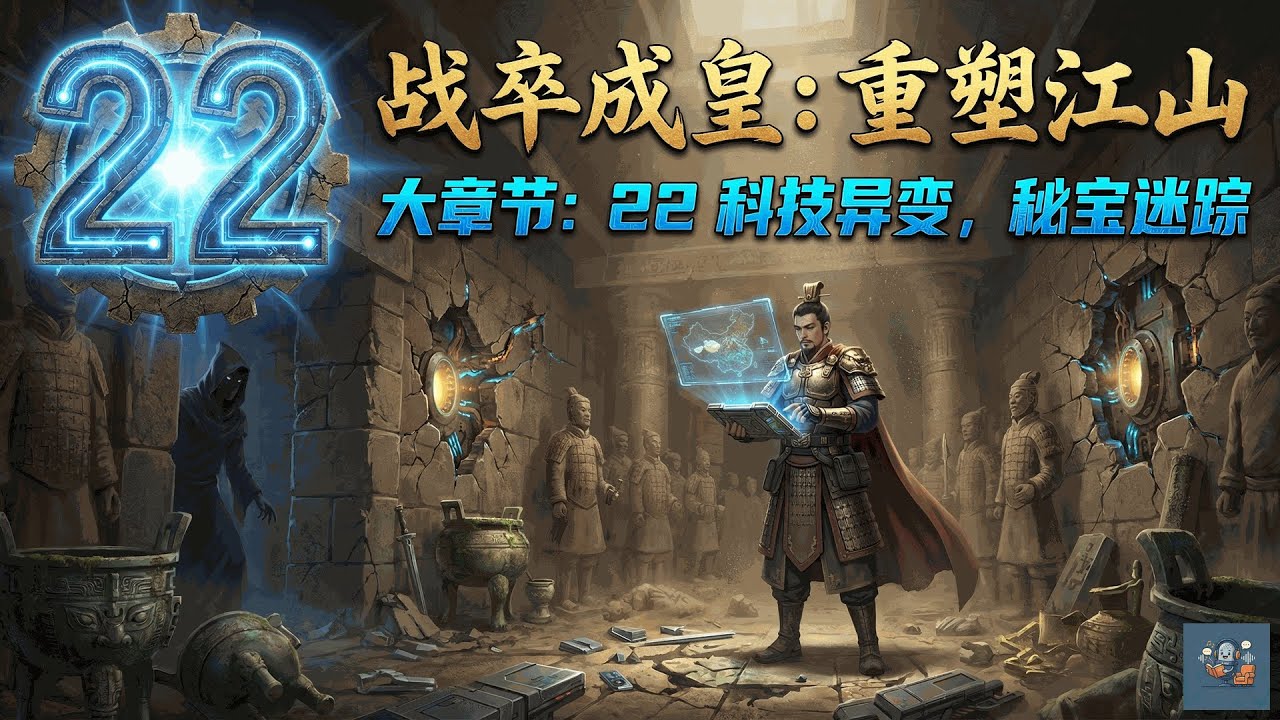 是科学还是神迹？在那座神秘古墓中，张风发现了改变世界的终极密码！战卒成皇：重塑江山 第22大章 科技异变，秘宝迷踪 #解谜 #文明源头 #张风 #探险 #黑科技