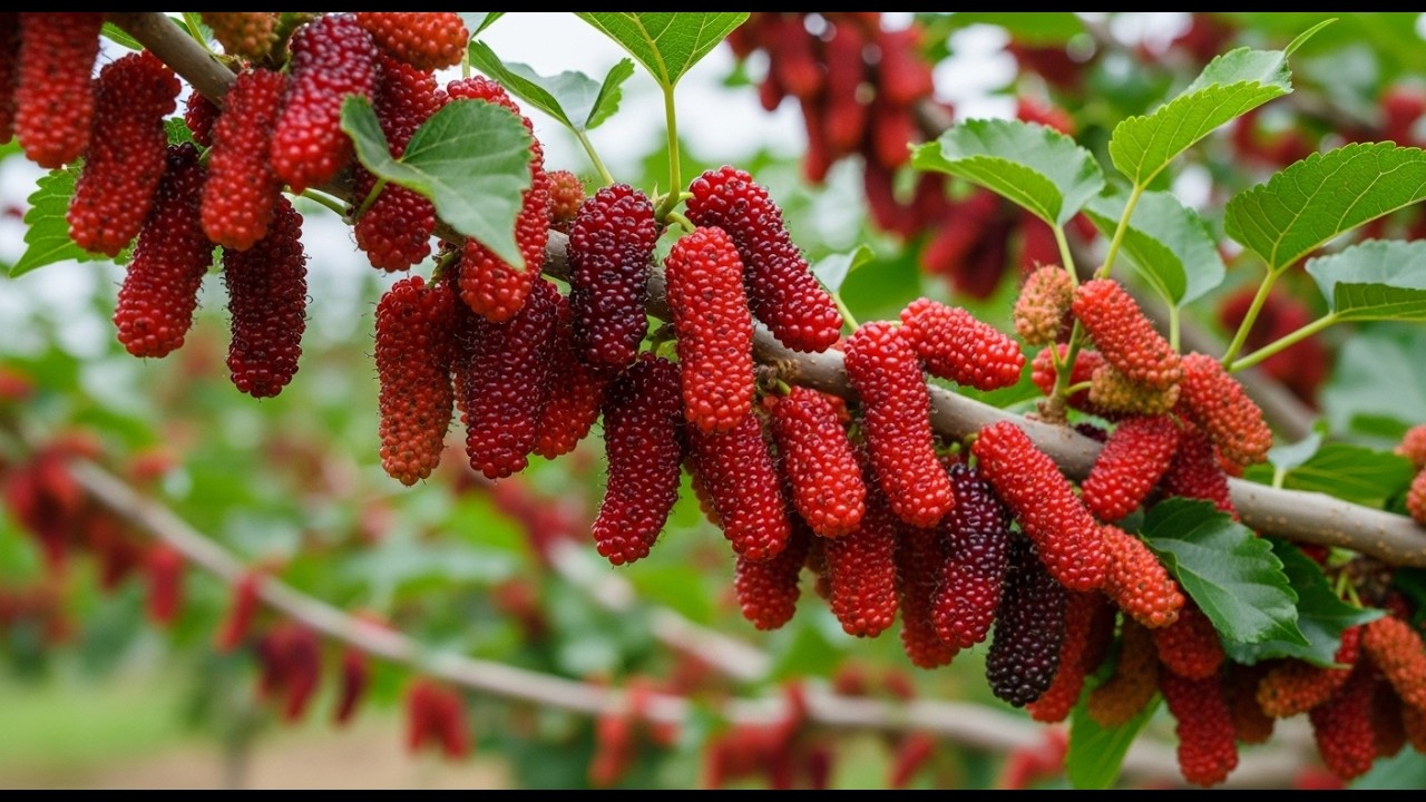 How Mulberries Are Grown | From Soil to Harvest | Calm Agricultural Documentary
