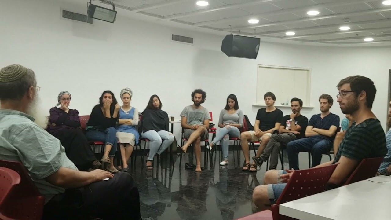 הרצאה לסטודנטים חילונים במסגרת "נפש יהודי"  – הרב אורי שרקי