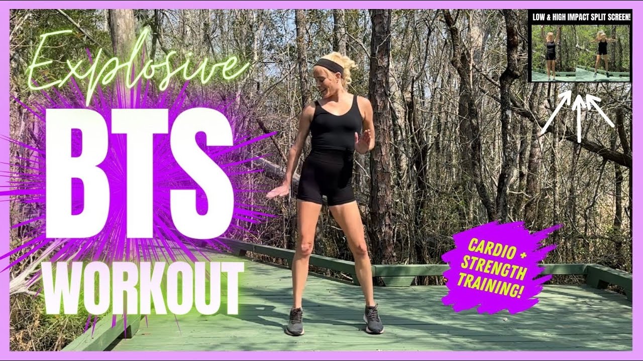 EXPLOSIVE BTS COMBO WORKOUT 🔥 CARDIO & STRENGTH TRAINING 🔥 BURN OVER 500 CALORIES 🔥 HIGH/LOW IMPACT