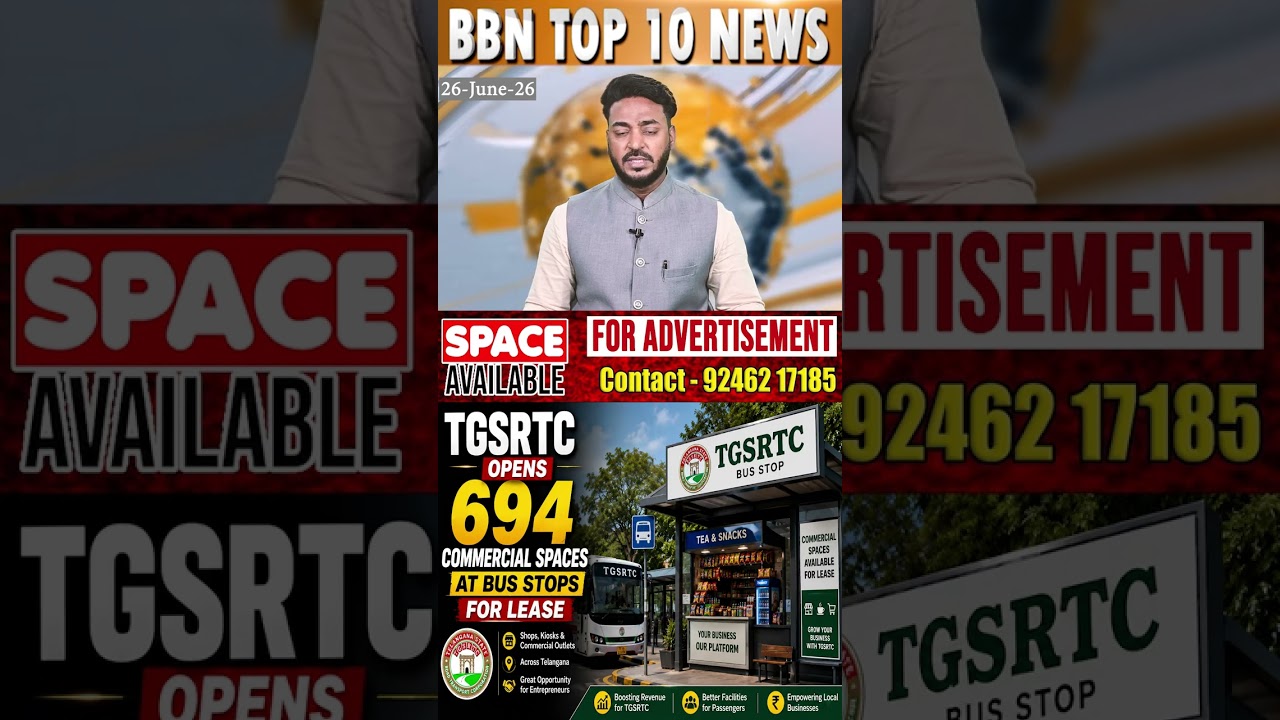 TGSRTC opens 694 commercial spaces at bus stops for lease