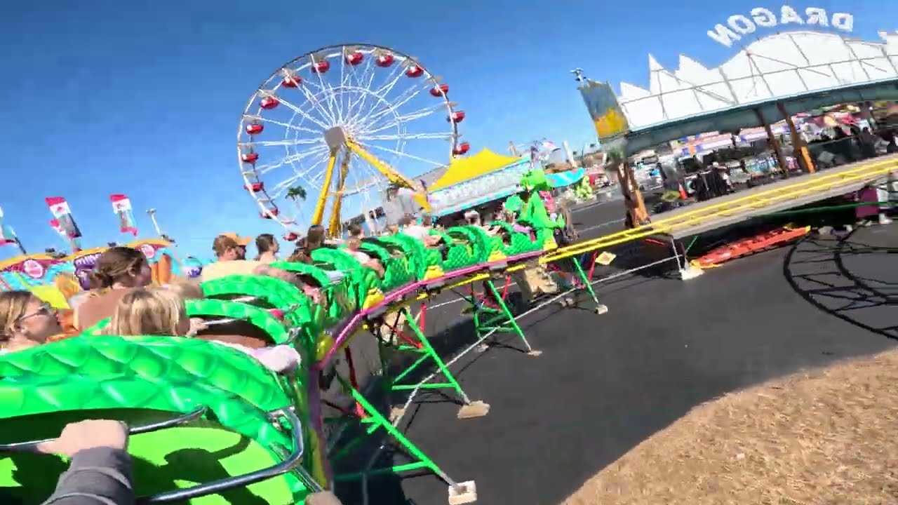 Dragon Flyer Coaster POV (Florida State Fair)