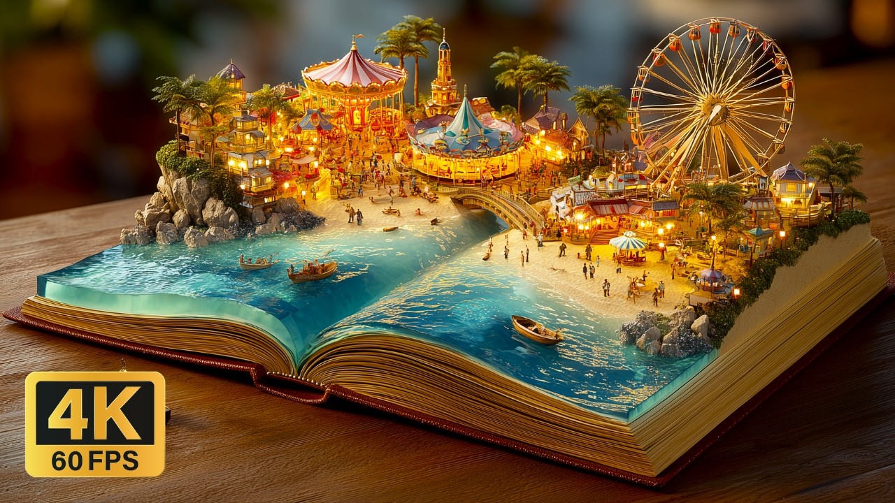 Magical Worlds Born from a Storybook ✨ A Cinematic Dreamlike Journey Through Fantasy Realms (4K)