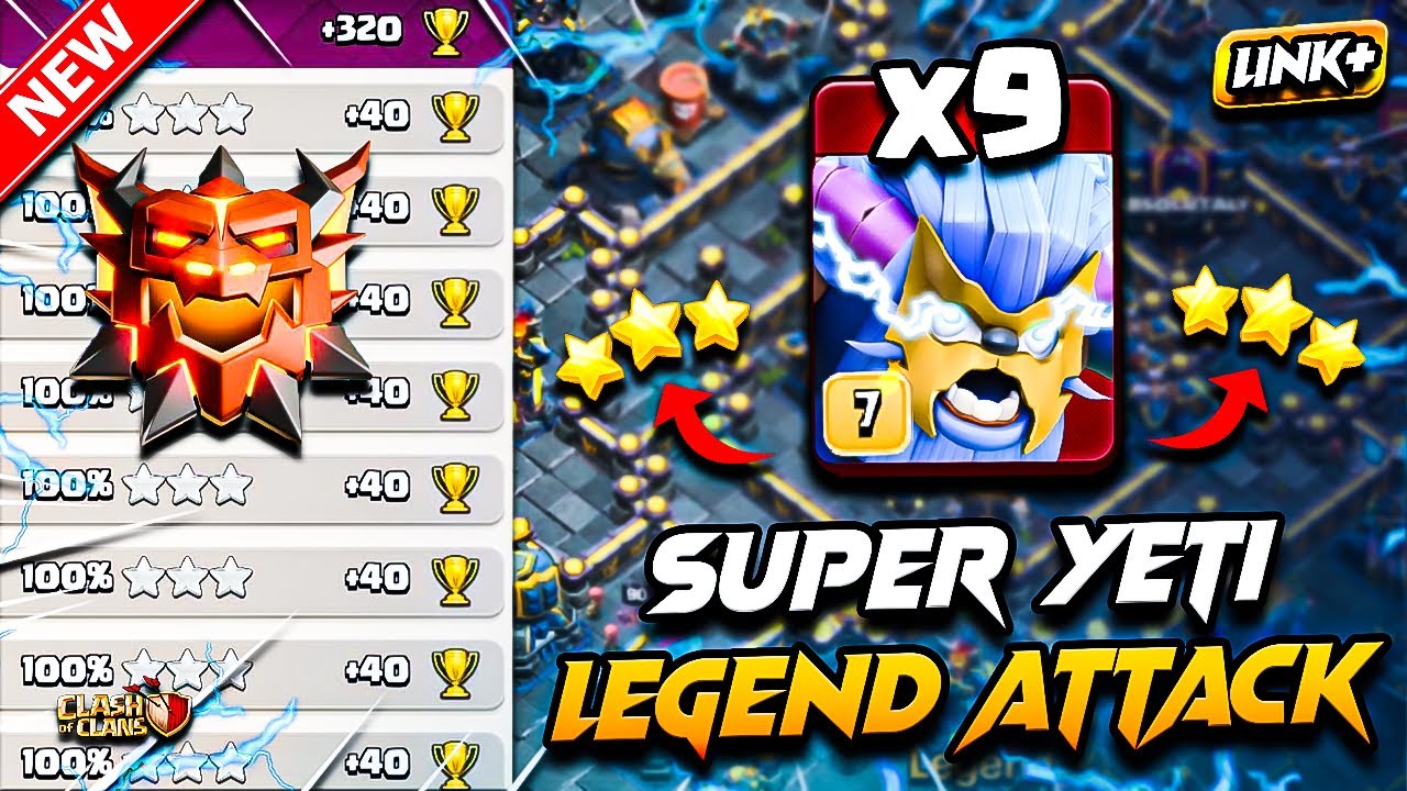 Th17 SUPER YETI Attack Clash of Clans | Best TH17 Attack Strategy With SUPER YETI (Town Hall 17) COC