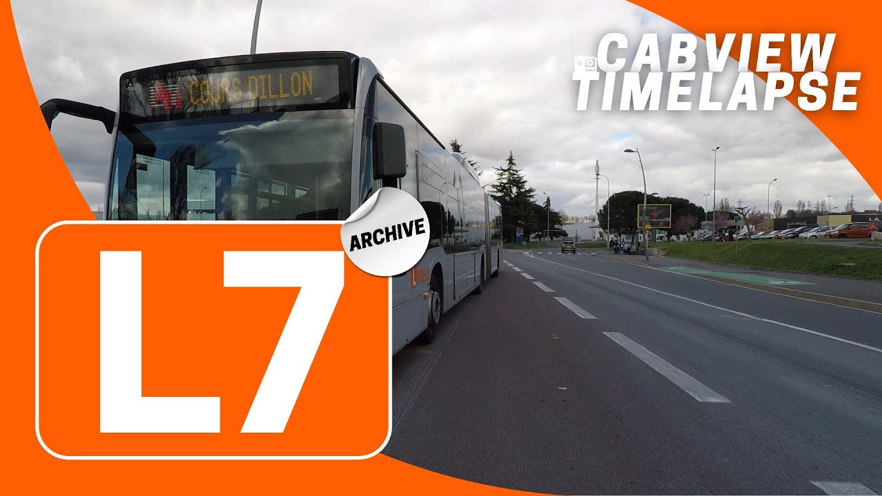 Linéo 7 • St Orens Centre Commercial/Cours Dillon TIMELAPSE