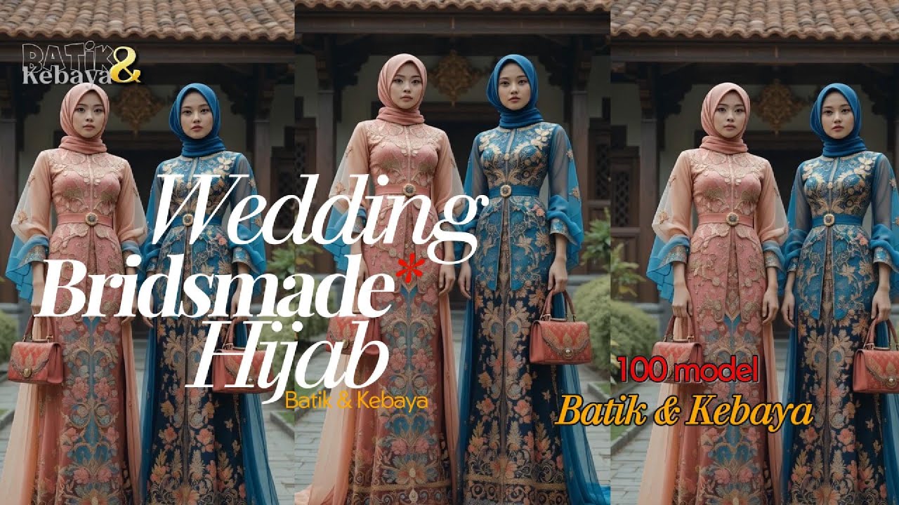 Inspirasi Bareng Besti  WEDDING BRIDSMADE HIJAB 100 KEBAYA & BATIK MODERN & TRADISIONAL