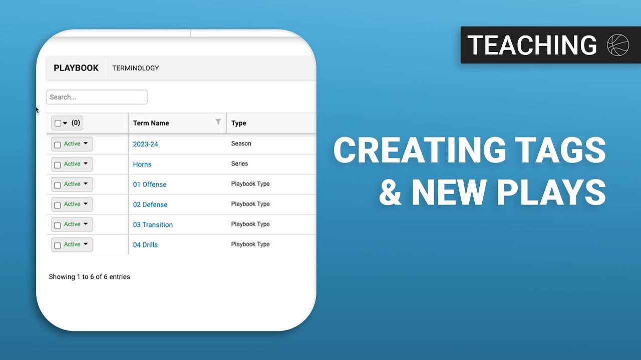 Creating Tags and New Plays - Just Play Basketball