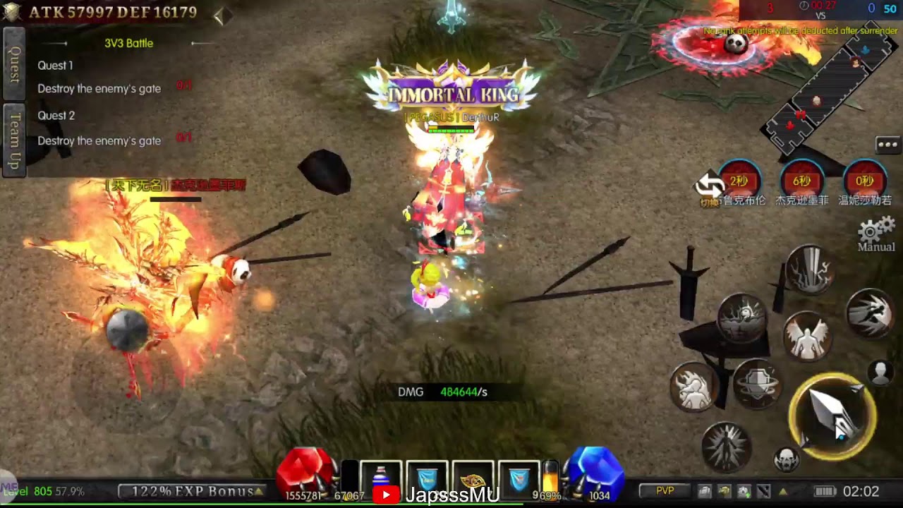 MuMonarchSea - LV. 805 Dragon Knight to Grow Lancer #MUMonarchSEA #MMORPG #Mu