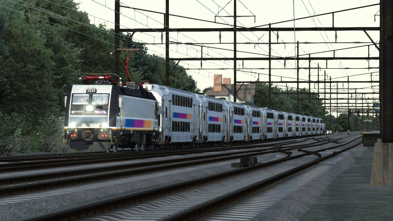 Train Simulator 2016 HD: NJT Northeast Corridor Line Mothership on Train 3812 (ALP-46+13 MLV+ALP-46)