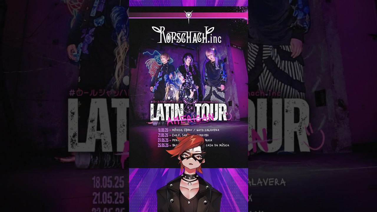 Fan project para Rorschach Inc y su concierto en Latam / Visual Kei / Vkei