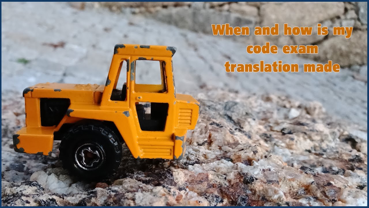 When and how is my code exam translation made | IMT driving licence code exam translator | FAQ 06