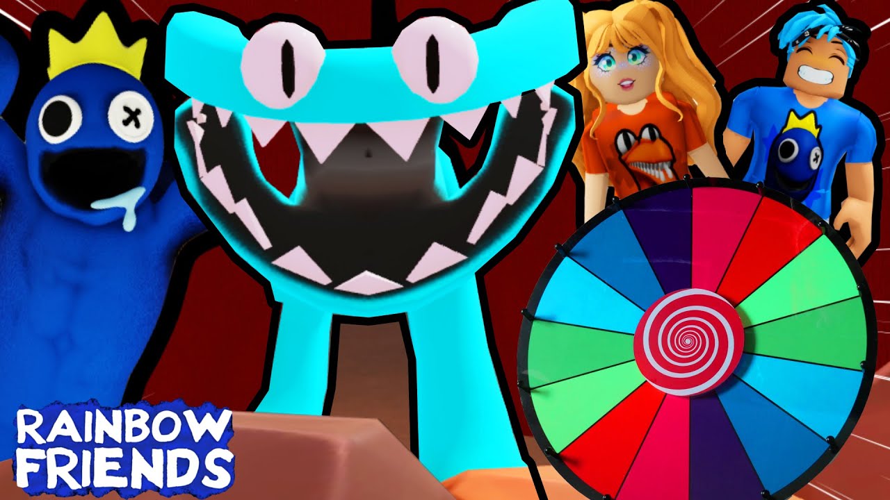 GLÜCKSRAD ENTSCHEIDET, wie Ich Rainbow Friends Chapter 2 spielen muss...