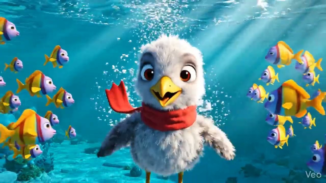 Pip & Sky Part 2 🐧🐦 | The Food Adventure 🍓🐟