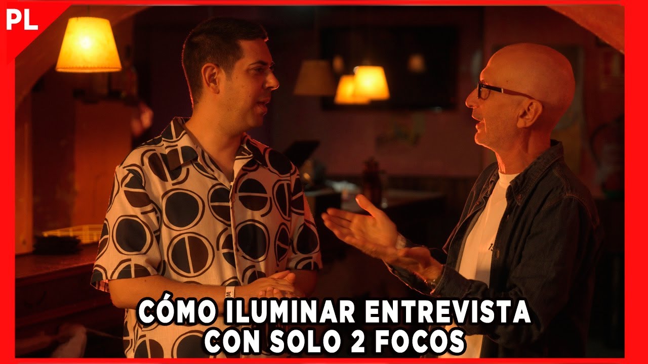 Así iluminé una entrevista con solo dos focos Zhiyun | Resultado y explicación
