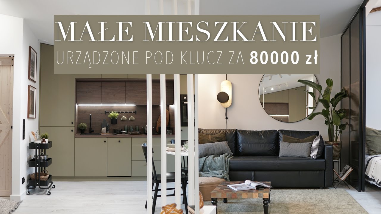 MAŁE, CIEKAWIE URZĄDZONE MIESZKANIE ZA 80000 ZŁ // HOME TOUR