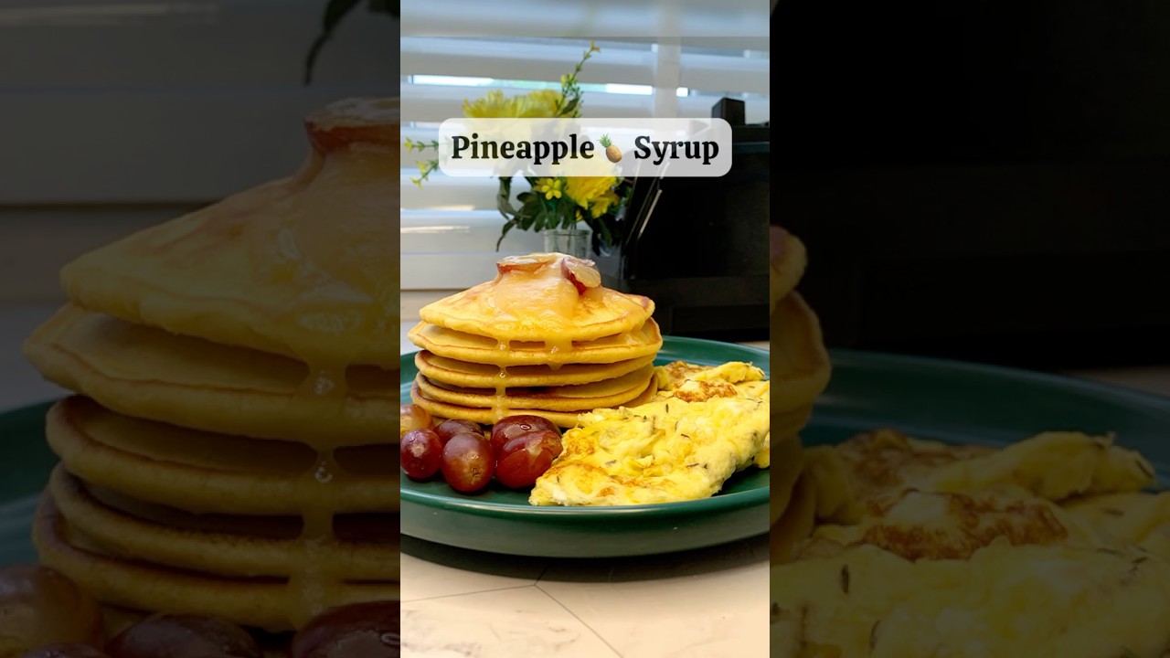 If you love Pineapple, you&rsquo;ll love this homemade pineapple syrup #shortsafrica #homemade #syrups
