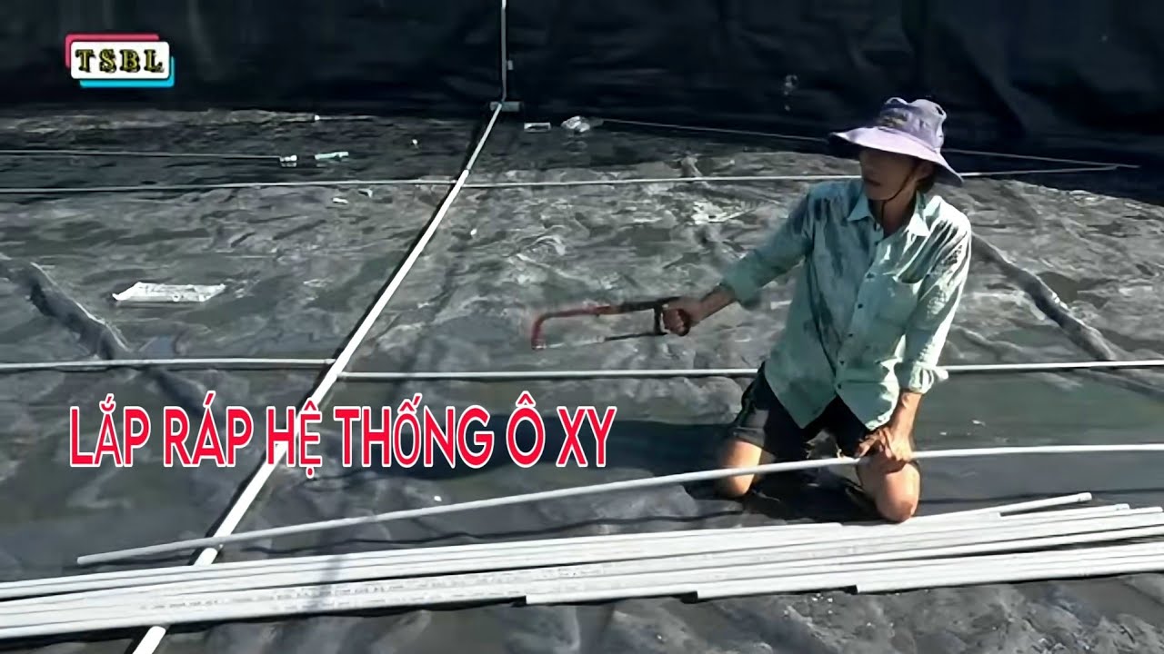 Kỹ thuật lắp ráp hệ thống ô xy ống nhựa PVC | Nuôi tôm