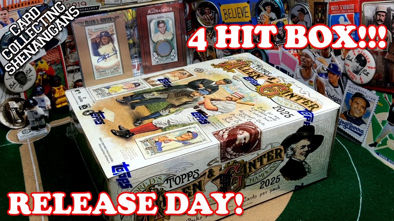 2025 Allen and Ginter Hobby Box Break | 4 Hit Box | Release Day