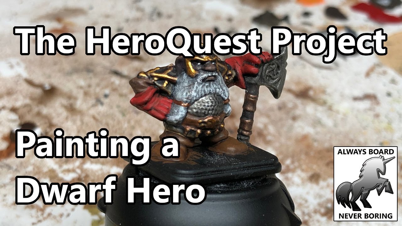 Руководство по покраске героев-гномов в HeroQuest | Покраска миниатюр HeroQuest | Проект реставра...