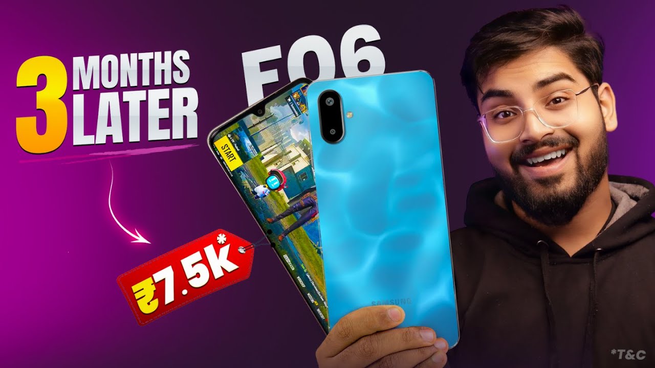 Samsung Galaxy F06 5G Review After 3 Months Use 🔥 Camera & BGMI Test | Best 5G Phone under 8000