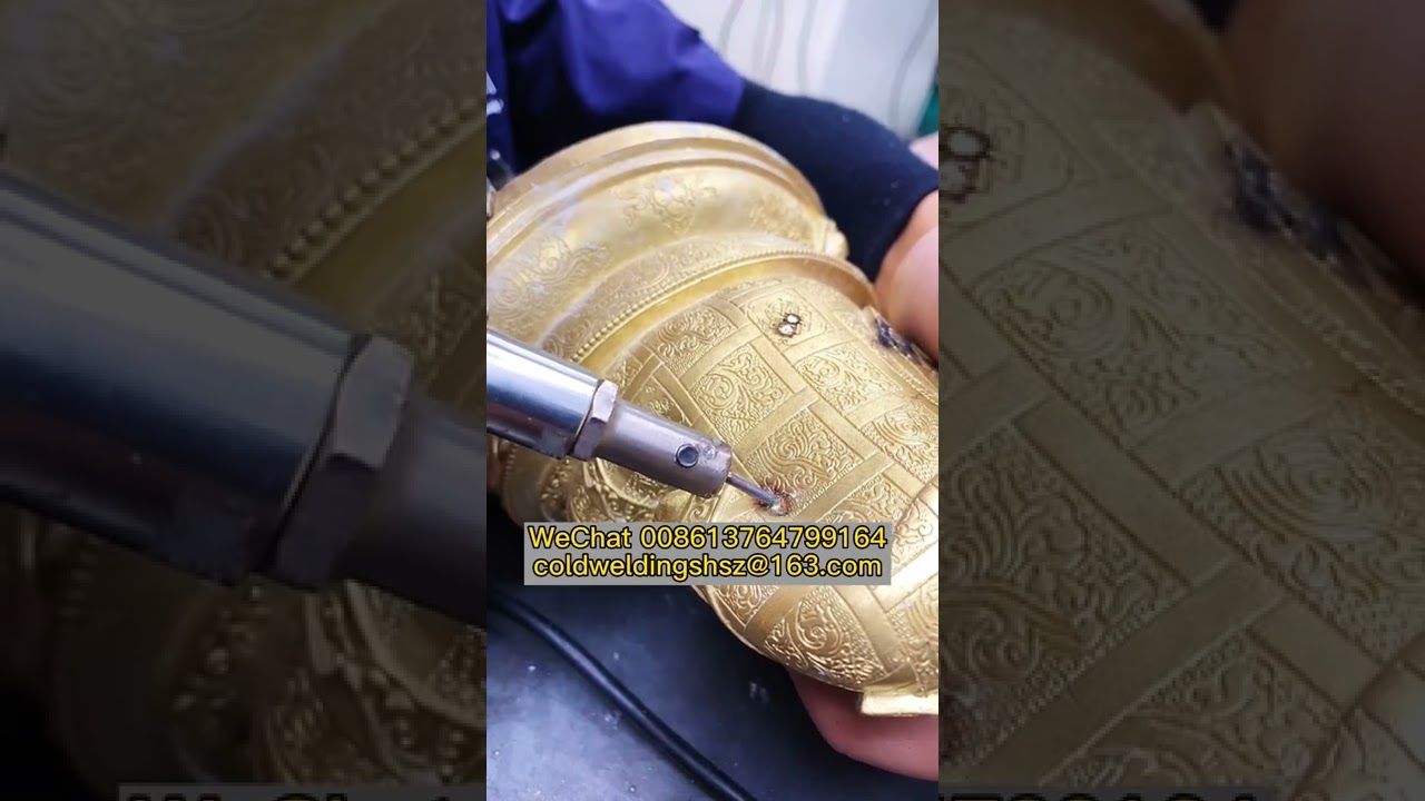 repair the  copper  statue