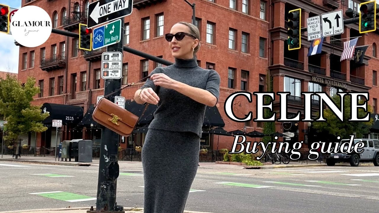 Обзор сумки через плечо Celine Triomphe | Как она сидит, какой стиль и стоит ли она того?