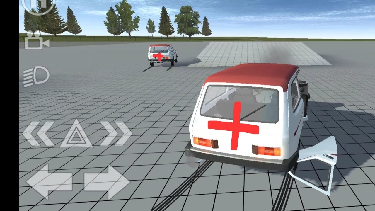 Ich spiele ein Auto crash spiel von nikita4everpro.